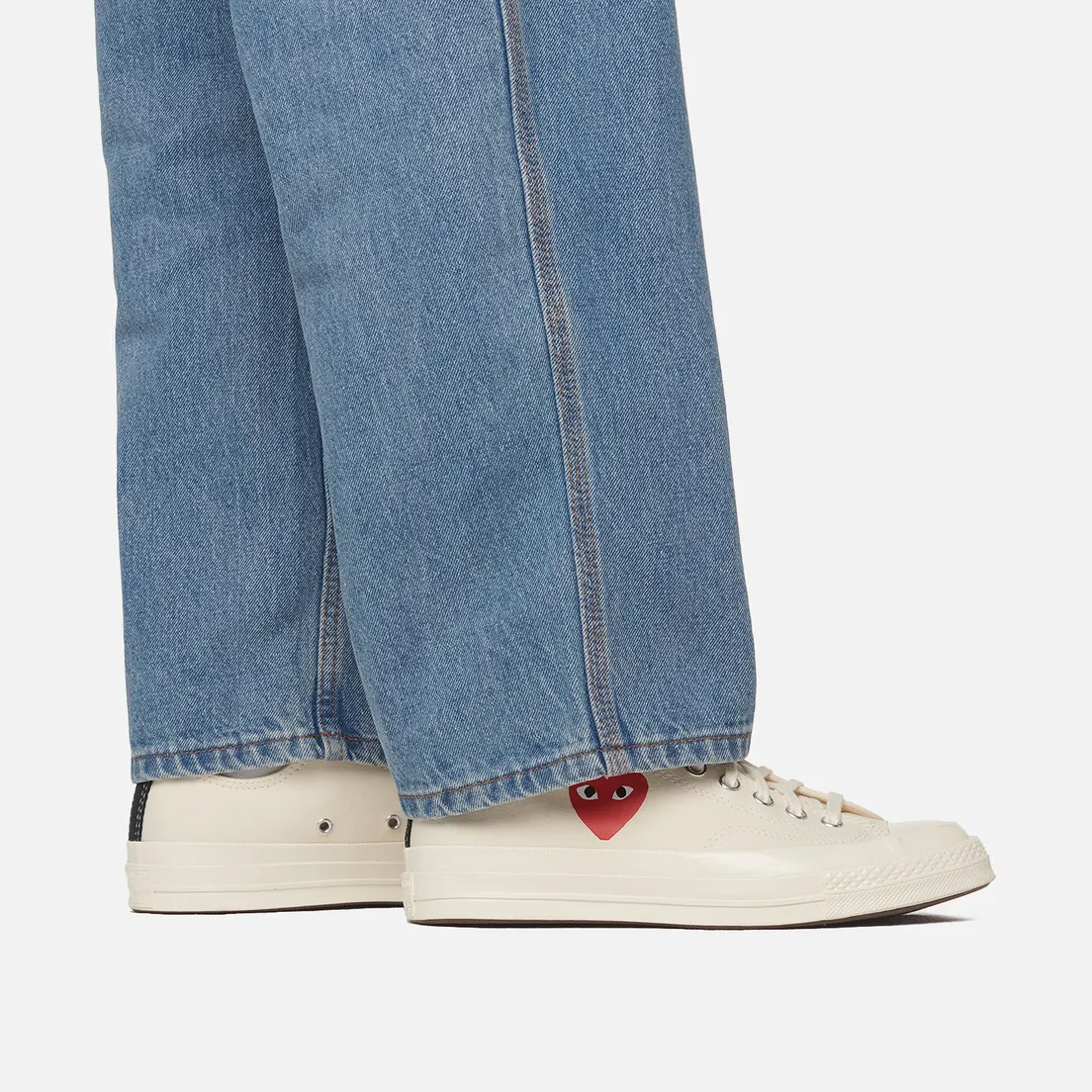 Converse Кеды x Comme des Garcons Play Chuck 70 Single Heart Low