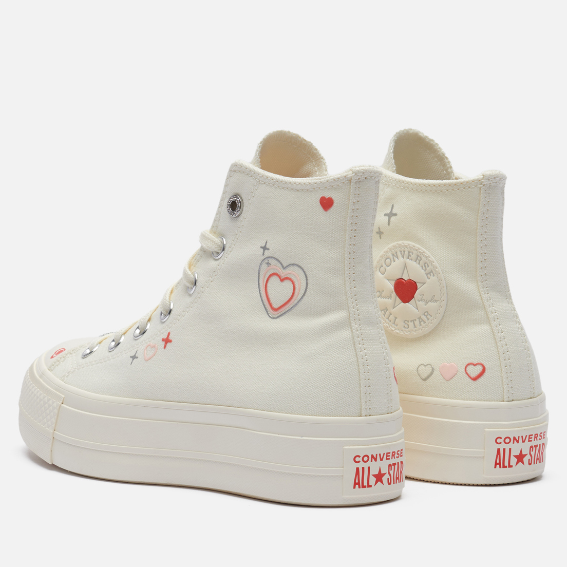 Converse Женские кеды Chuck Taylor All Star Lift Platform Y2K Heart