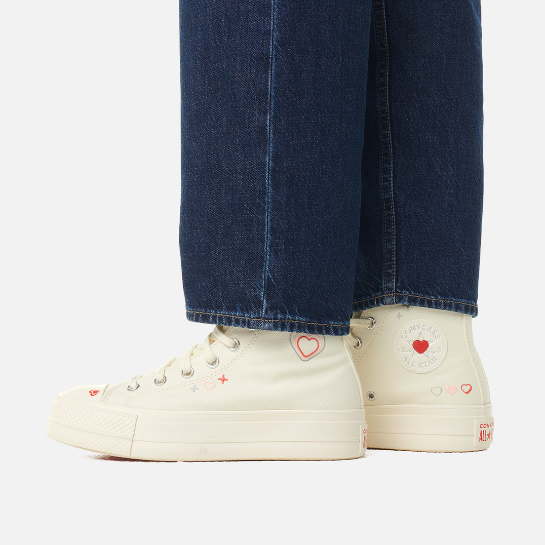 Converse Женские кеды Chuck Taylor All Star Lift Platform Y2K Heart