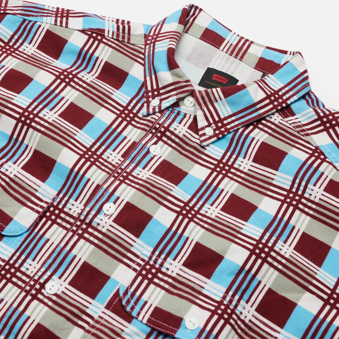 Levi's Skateboarding Мужская рубашка LS Woven Printed