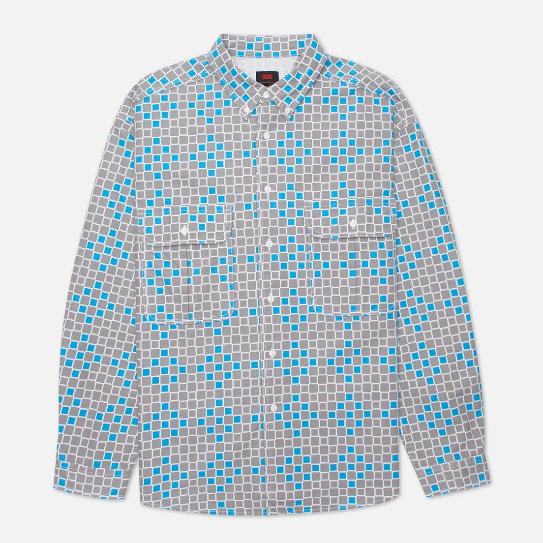 Levi's Skateboarding Мужская рубашка LS Woven Printed