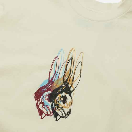 Мужская футболка Levi's Skateboarding Graphic Box Rabbit Skull/Off White