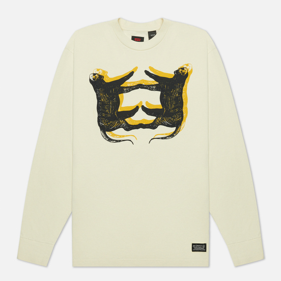 Мужской лонгслив Levi's Skateboarding Graphic Box Leopard/Off White