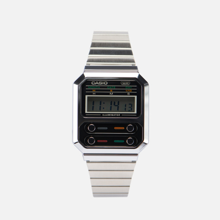   Brandshop Наручные часы CASIO Vintage A100WE-1A, цвет серебряный