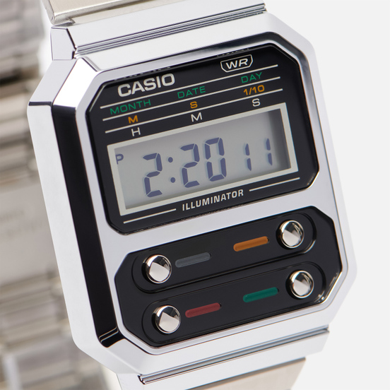 Наручные часы CASIO Vintage A100WE-1AEF Silver/Silver/Black