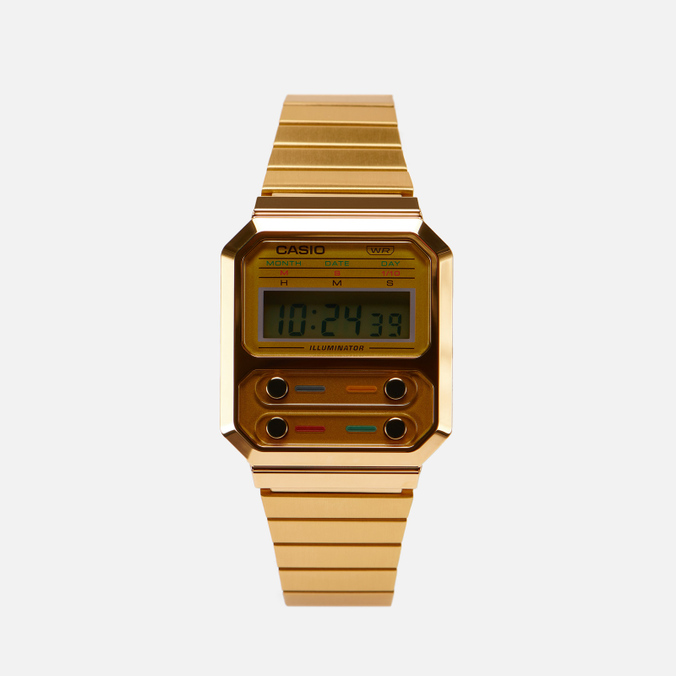 Наручные часы CASIO, цвет золотой, размер UNI A100WEG-9AEF Vintage A100WEG-9AEF - фото 1