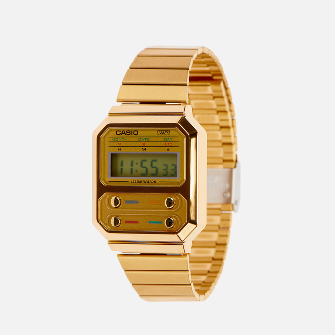 Наручные часы CASIO, цвет золотой, размер UNI A100WEG-9AEF Vintage A100WEG-9AEF - фото 2