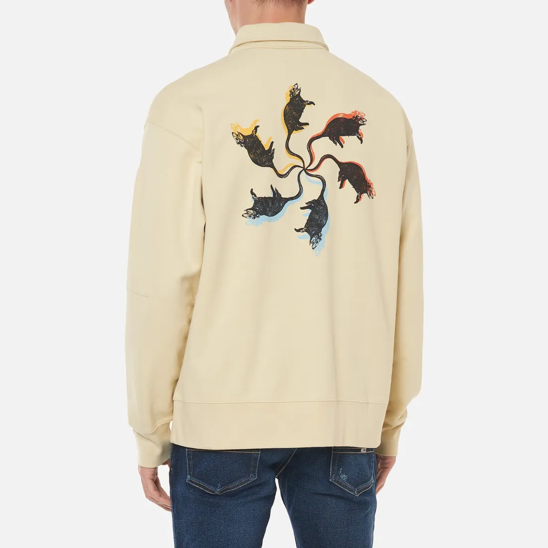 Levi's Skateboarding Мужская толстовка New Quarter Zip