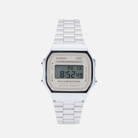Наручные часы CASIO Vintage A168WA-8A, цвет серебряный
