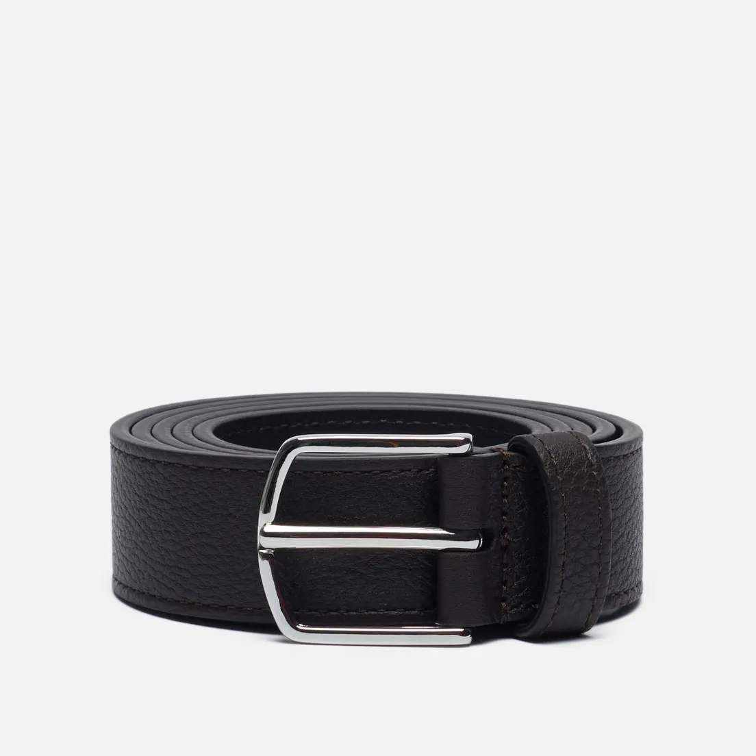 Anderson's Ремень Narrow Stitch Trimmed Soft Grained Leather