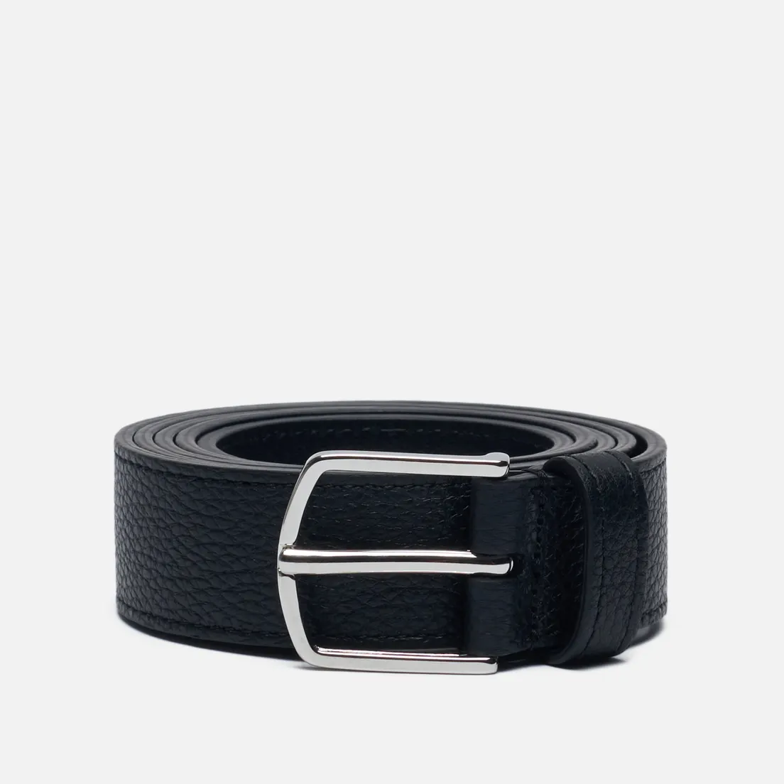Anderson's Ремень Narrow Stitch Trimmed Soft Grained Leather