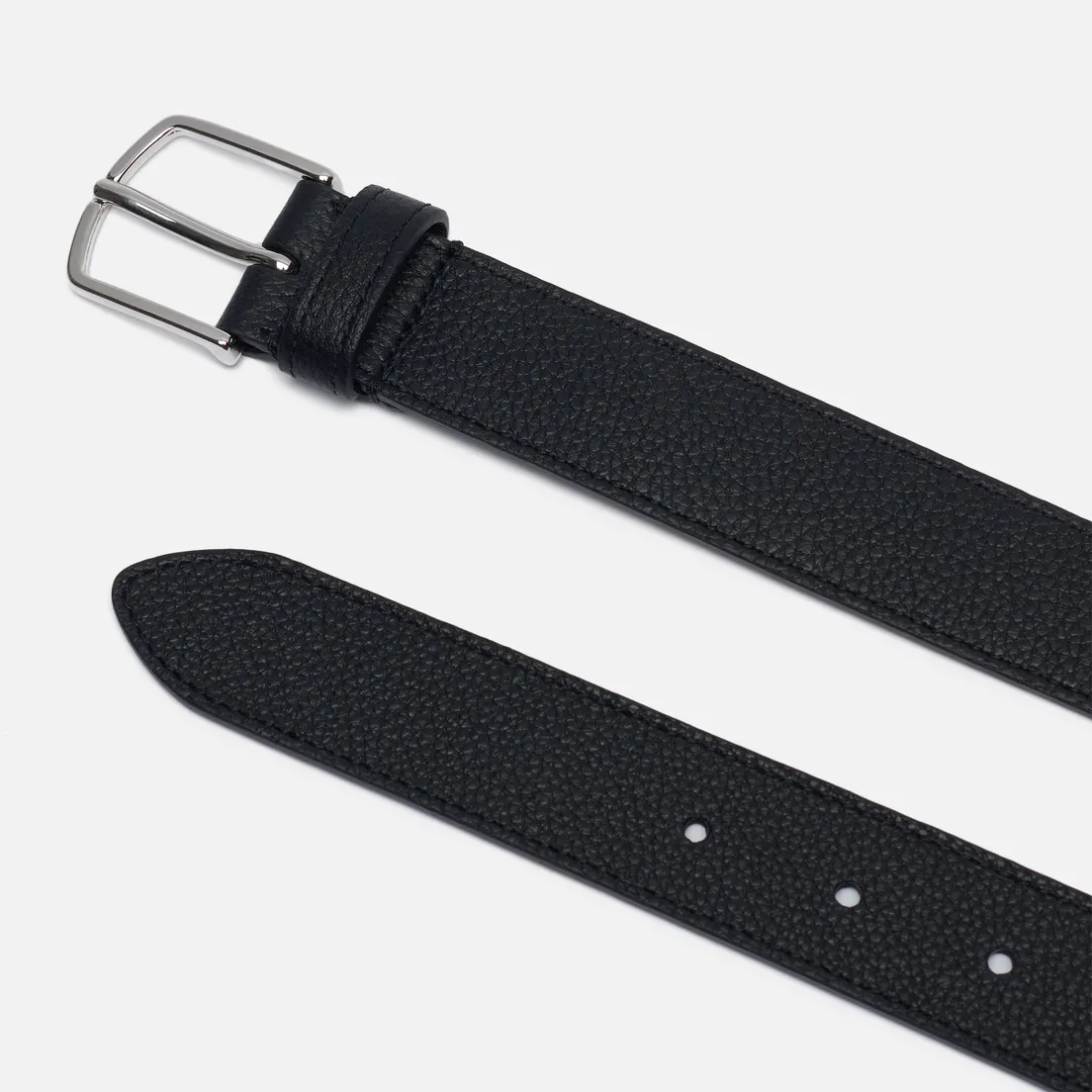 Anderson's Ремень Narrow Stitch Trimmed Soft Grained Leather