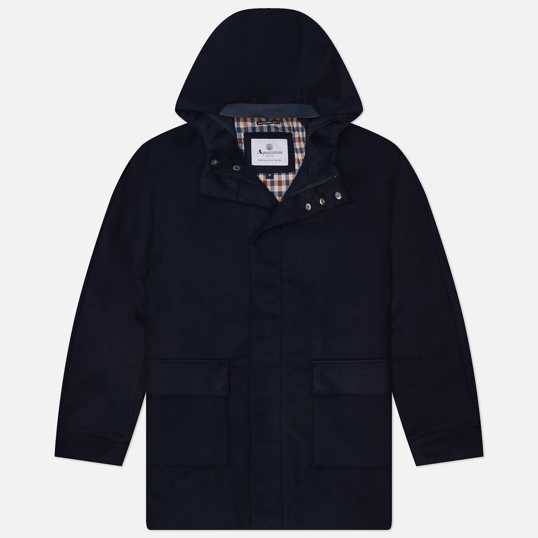 Aquascutum Мужское пальто Wool Hooded Active