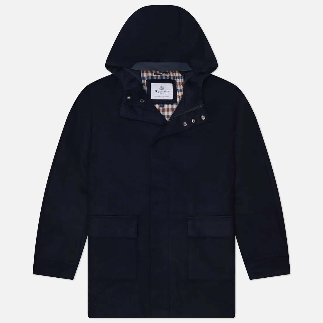 Aquascutum Мужское пальто Wool Hooded Active