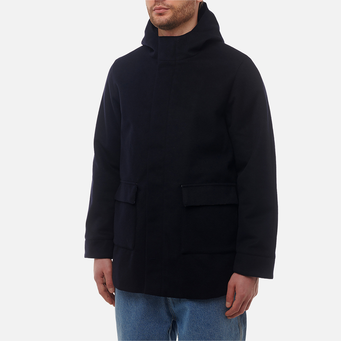 Aquascutum Мужское пальто Wool Hooded Active