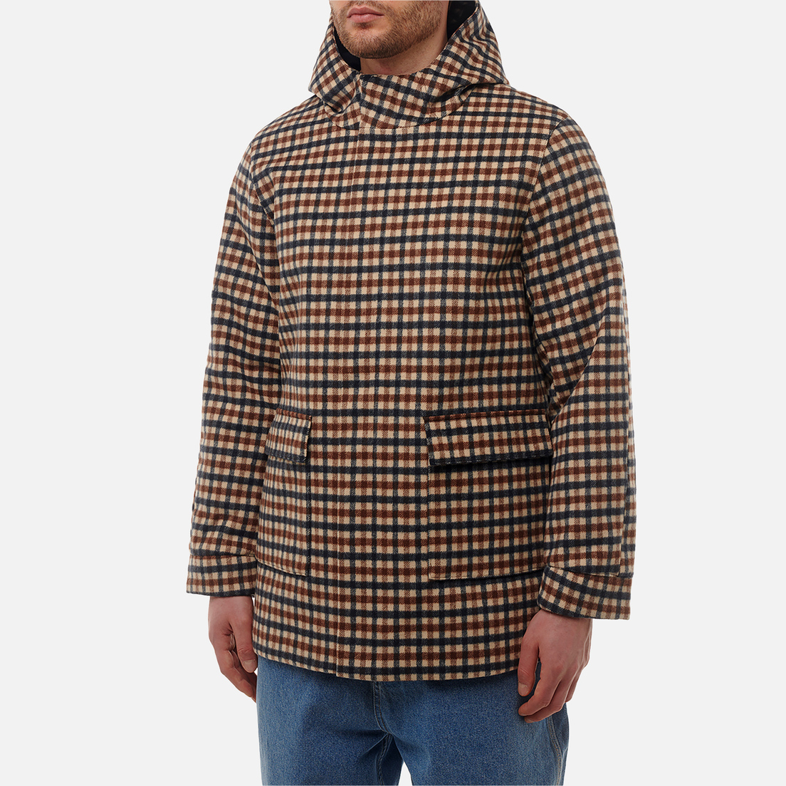 Aquascutum Мужское пальто Wool Hooded Active