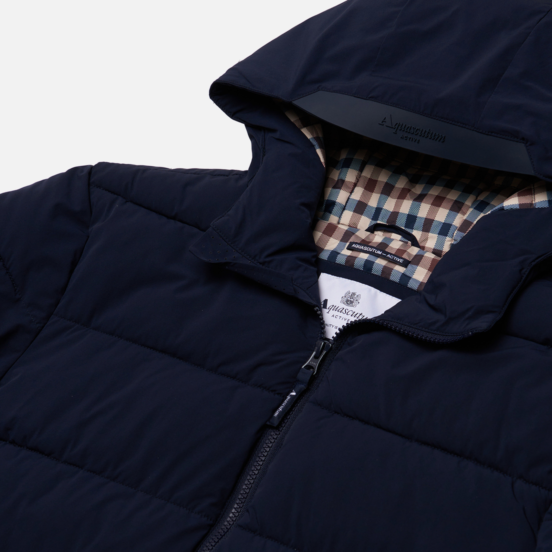 Aquascutum Мужской пуховик SP Hooded Puffer