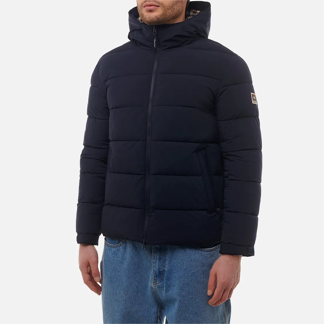 Aquascutum Мужской пуховик SP Hooded Puffer