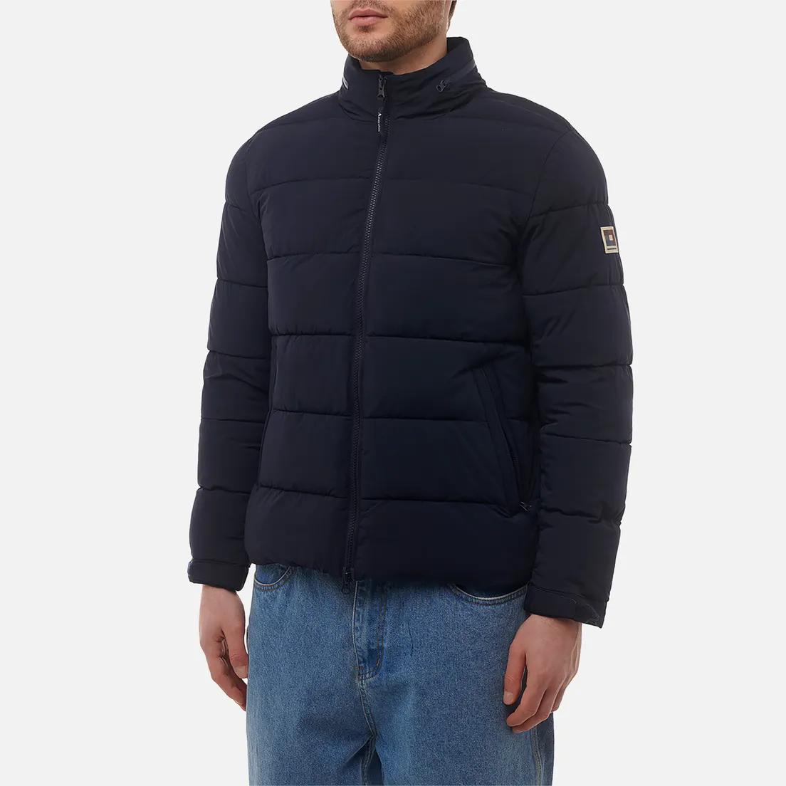 Aquascutum Мужской пуховик SP Mockneck Puffer