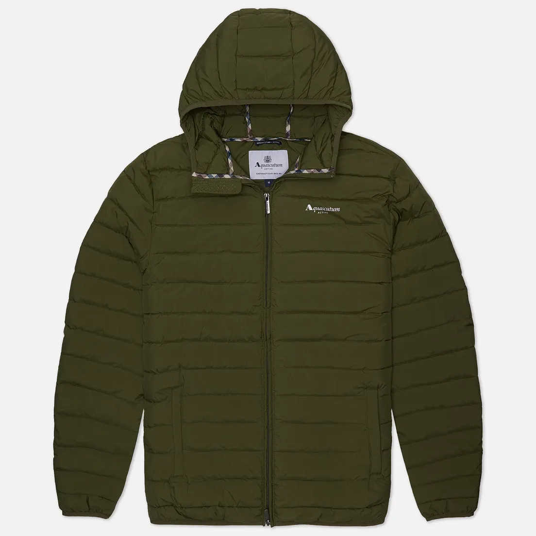 Aquascutum Мужской пуховик RLG Active Hooded 100GR