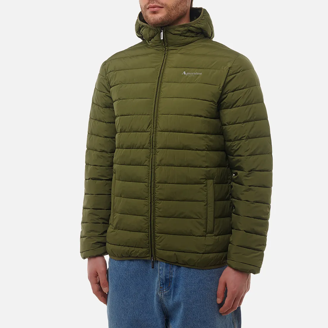 Aquascutum Мужской пуховик RLG Active Hooded 100GR