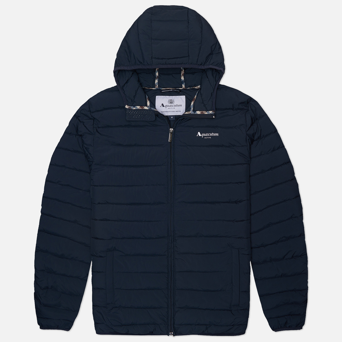 Aquascutum Мужской пуховик RLG Active Hooded 100GR