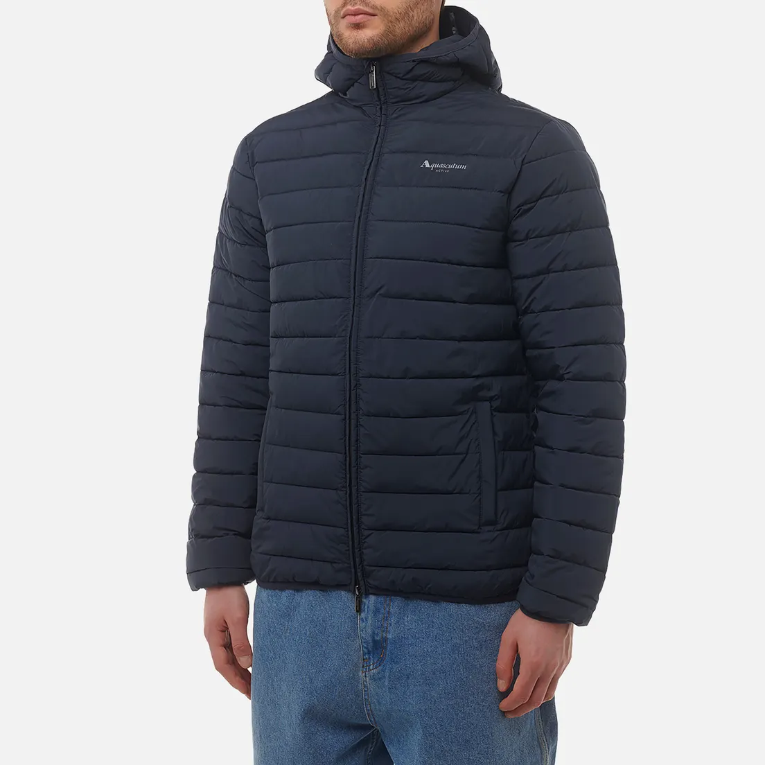 Aquascutum Мужской пуховик RLG Active Hooded 100GR