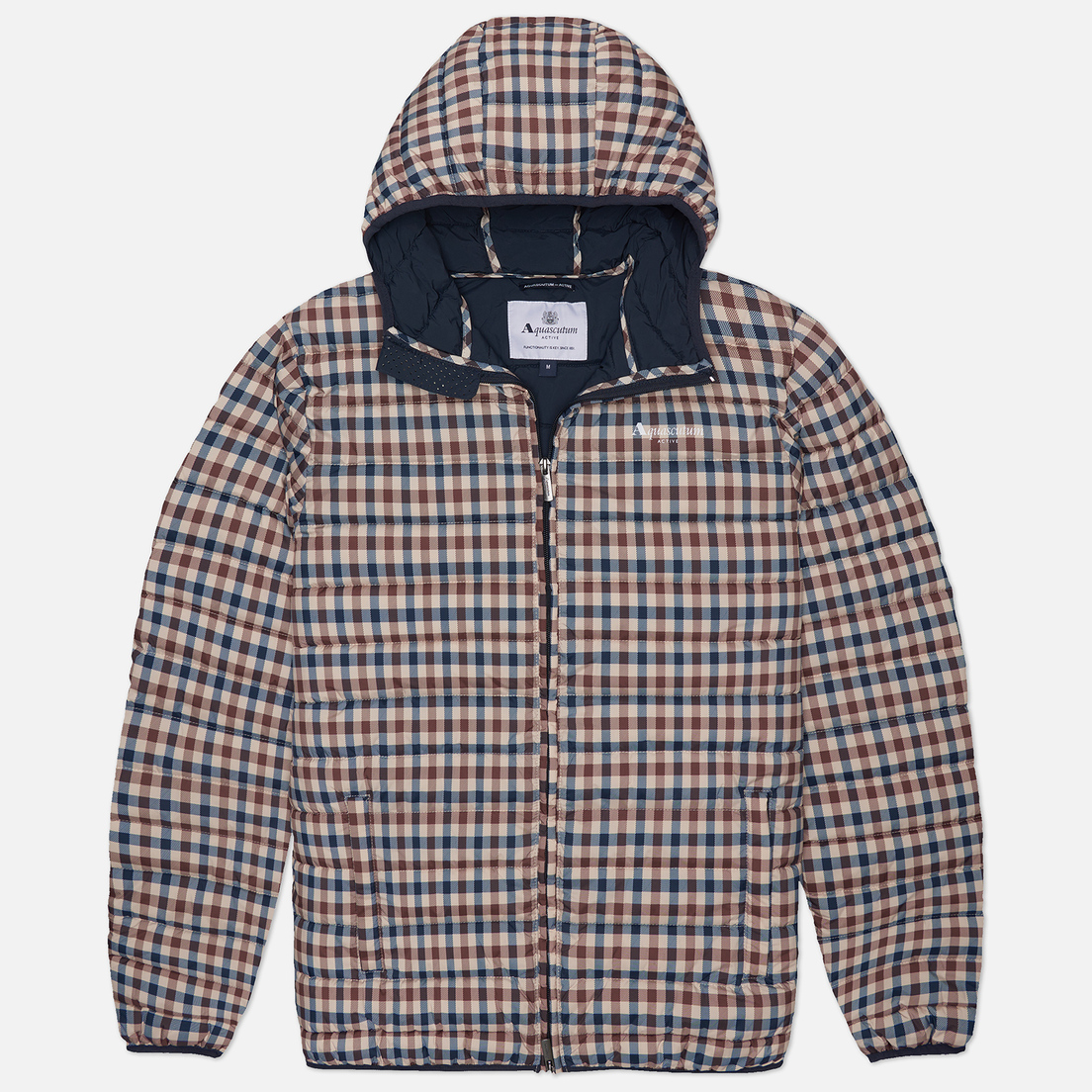 Aquascutum Мужской пуховик RLG Active Hooded 100GR