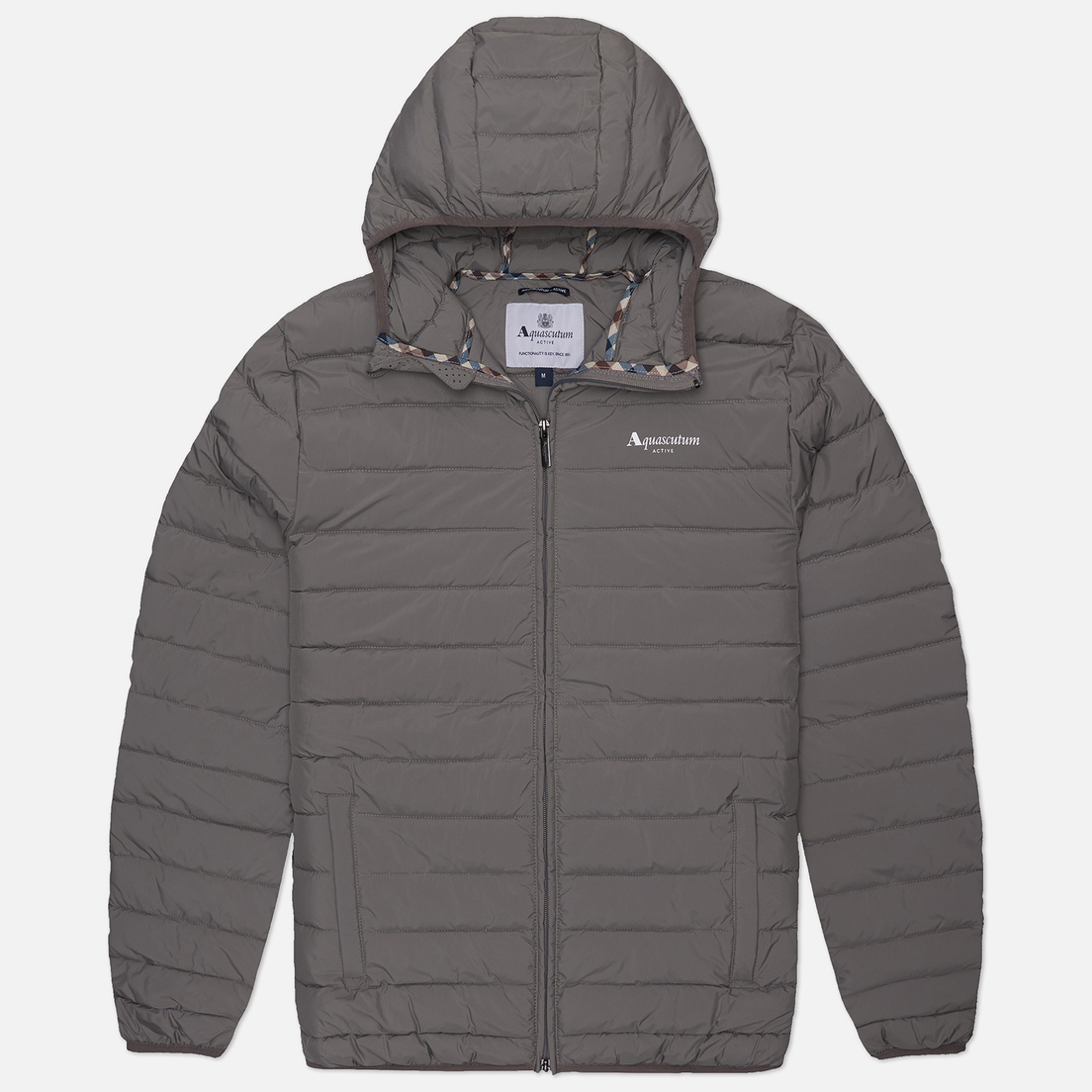 Aquascutum Мужской пуховик RLG Active Hooded 100GR