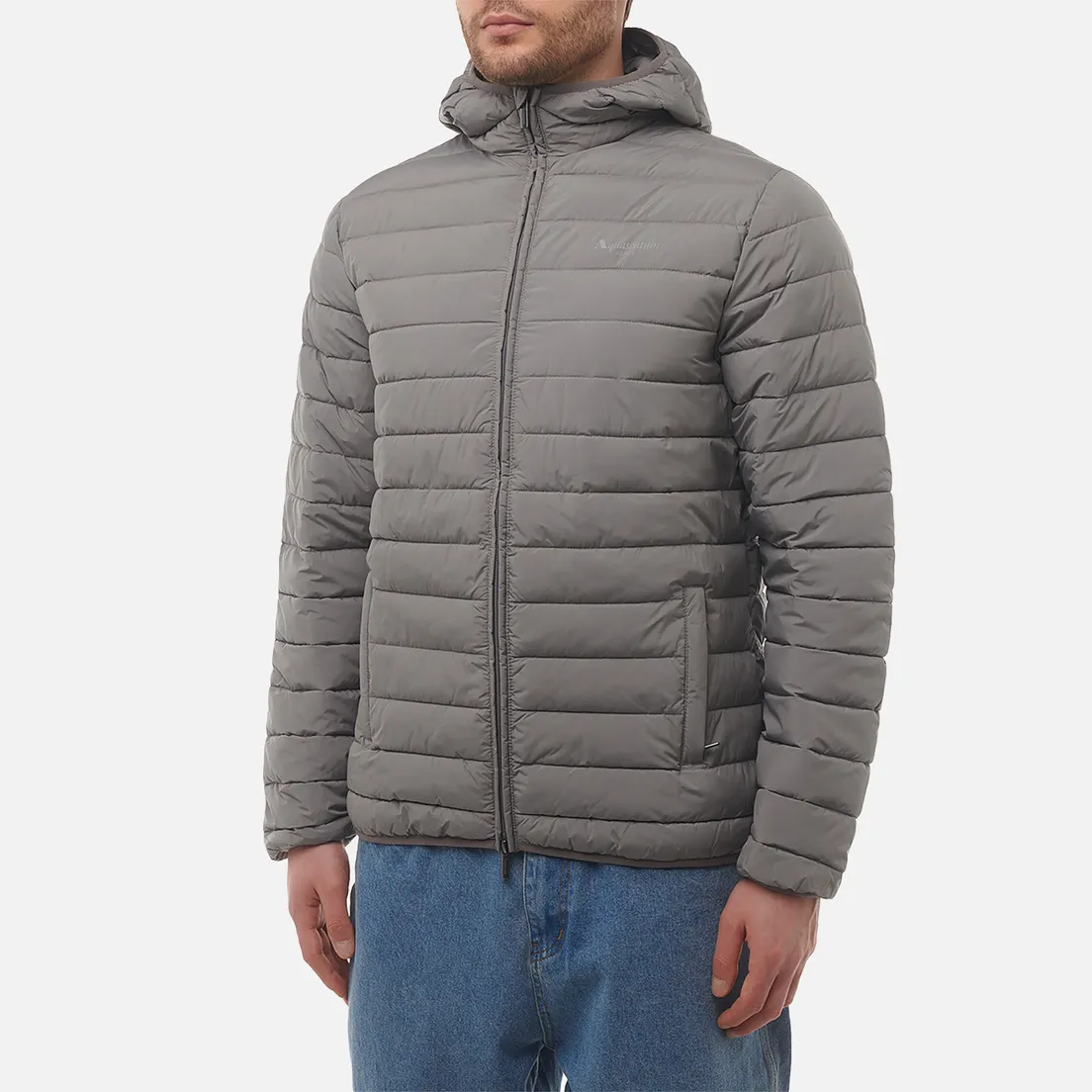 Aquascutum Мужской пуховик RLG Active Hooded 100GR