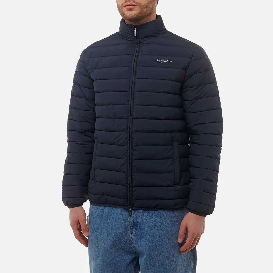 Aquascutum Мужской пуховик RLG Active Mockneck 100GR