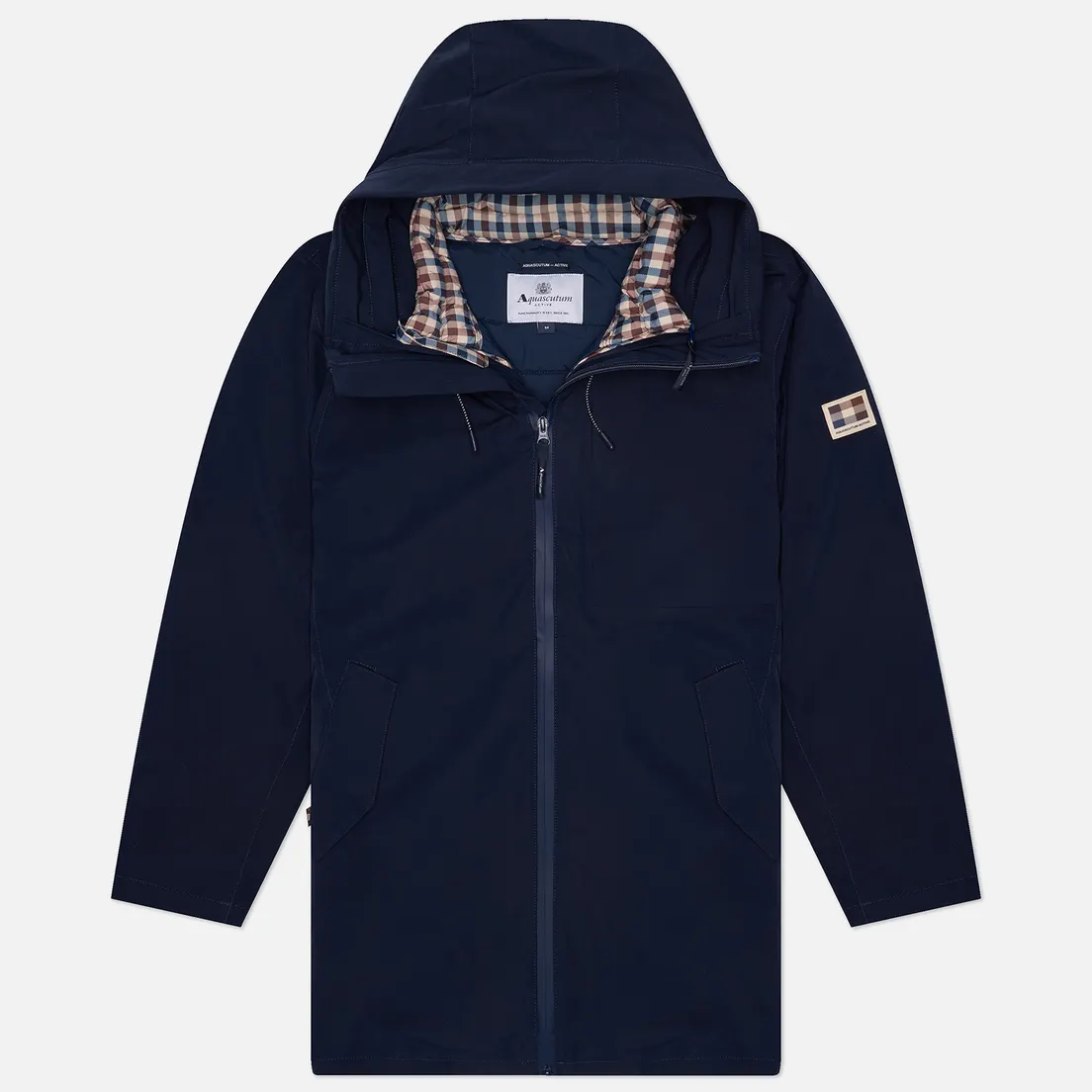 Aquascutum Мужская куртка парка Hydro 3-Way Active Club Check
