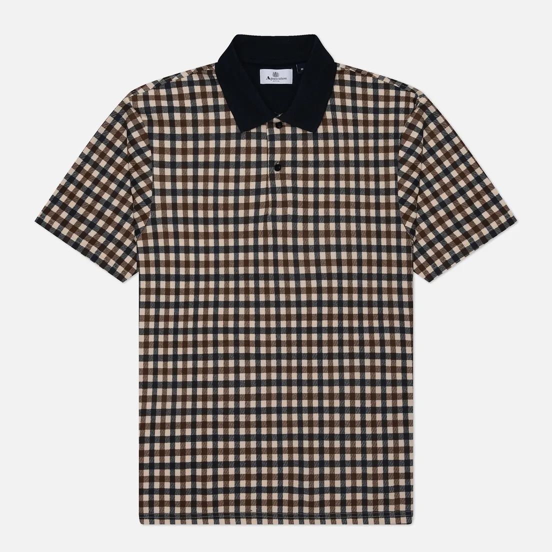 Aquascutum Мужское поло Active Club Check Piquet