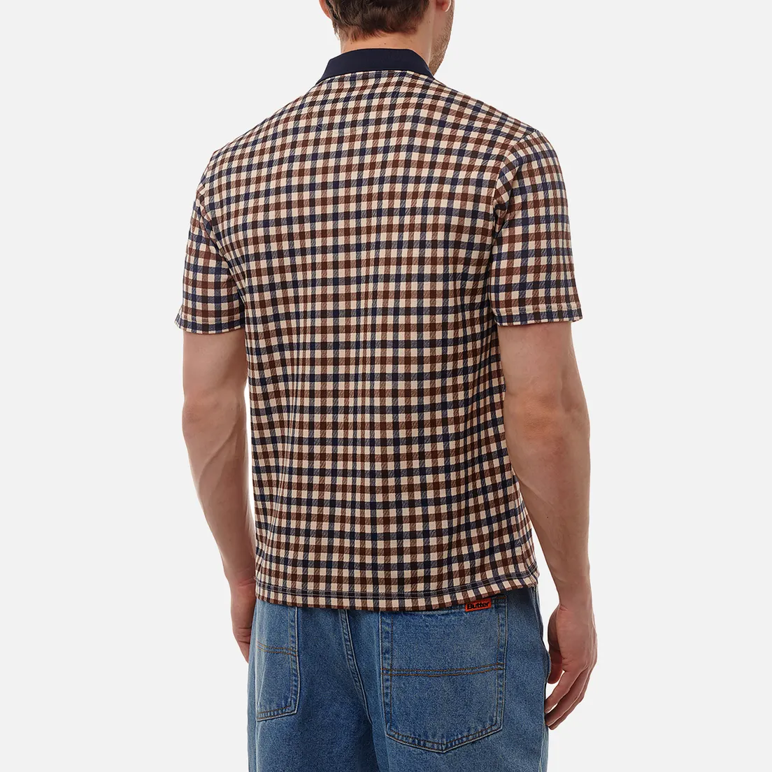 Aquascutum Мужское поло Active Club Check Piquet