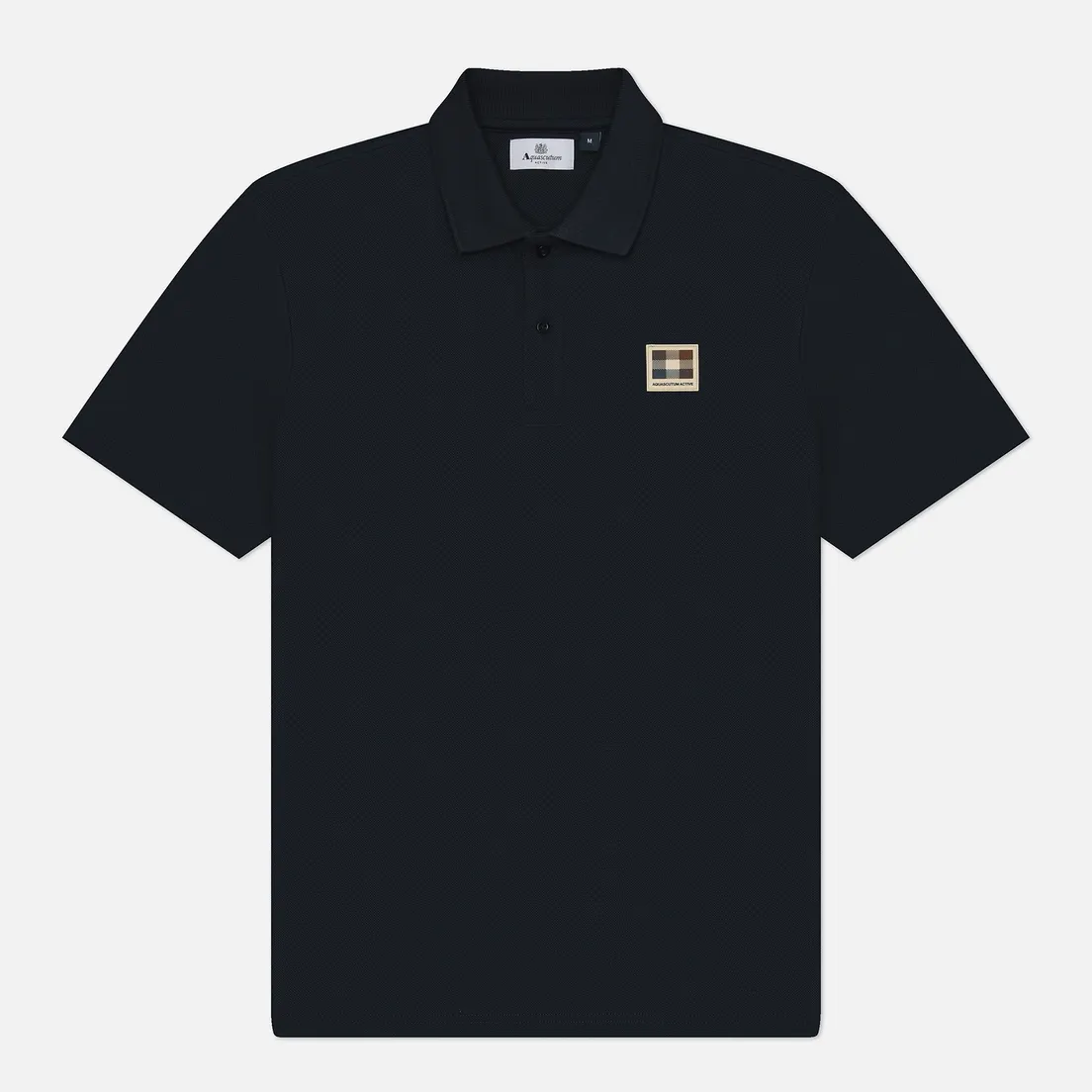 Aquascutum Мужское поло Active Patch Piquet
