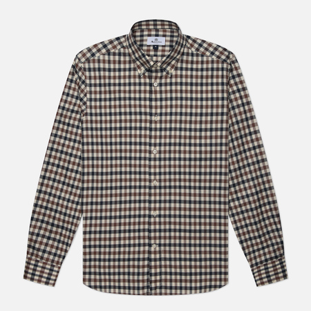Мужская рубашка Aquascutum Active Club Check, цвет бежевый, размер XXXL