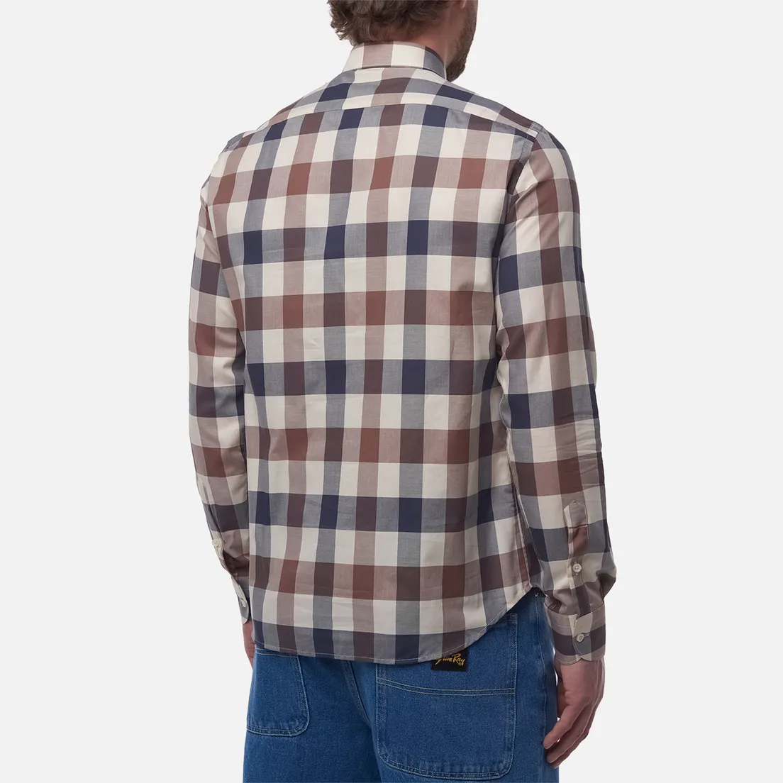 Aquascutum Мужская рубашка Active Macro Check