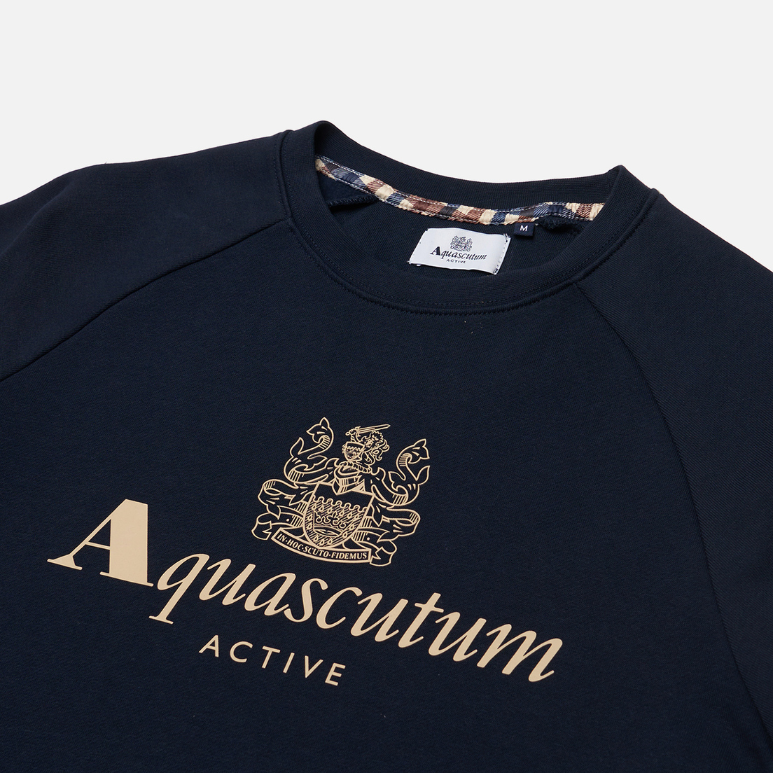 Aquascutum Мужская толстовка Active Big Logo Raglan