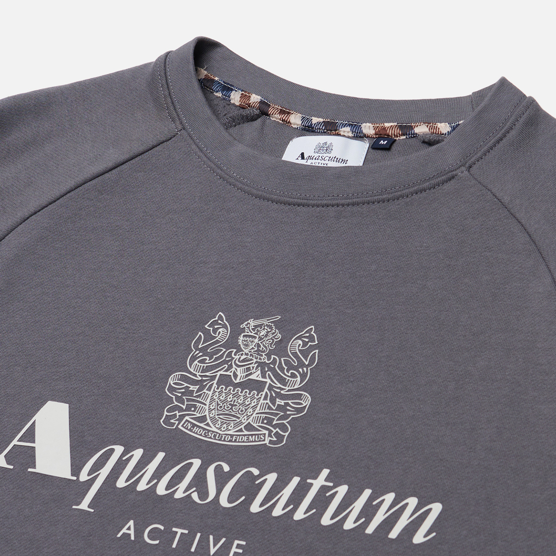 Aquascutum Мужская толстовка Active Big Logo Raglan