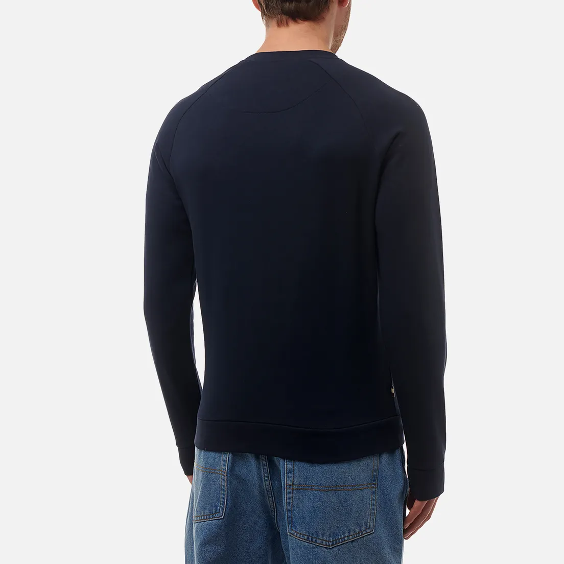Aquascutum Мужская толстовка Active Patch Crewneck