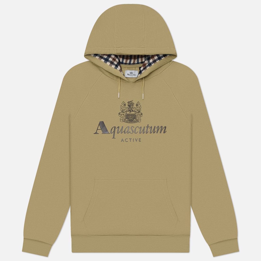 Aquascutum Мужская толстовка Active Big Logo Raglan Hoodie