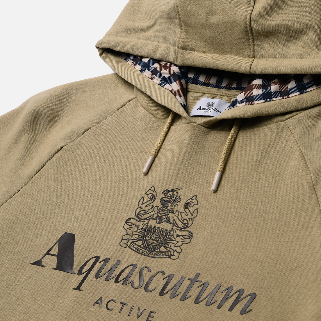 Aquascutum Мужская толстовка Active Big Logo Raglan Hoodie