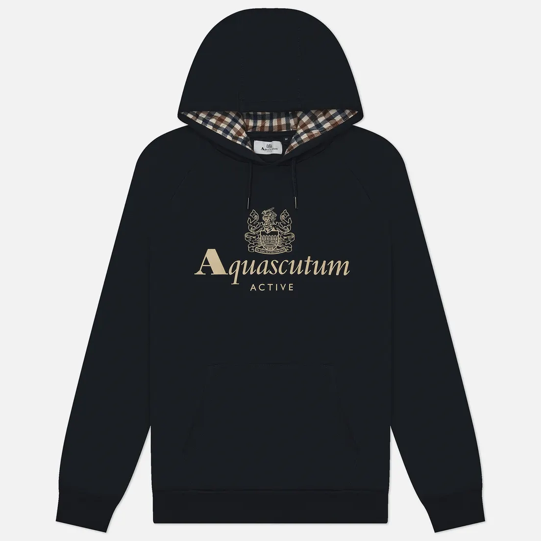 Aquascutum Мужская толстовка Active Big Logo Raglan Hoodie