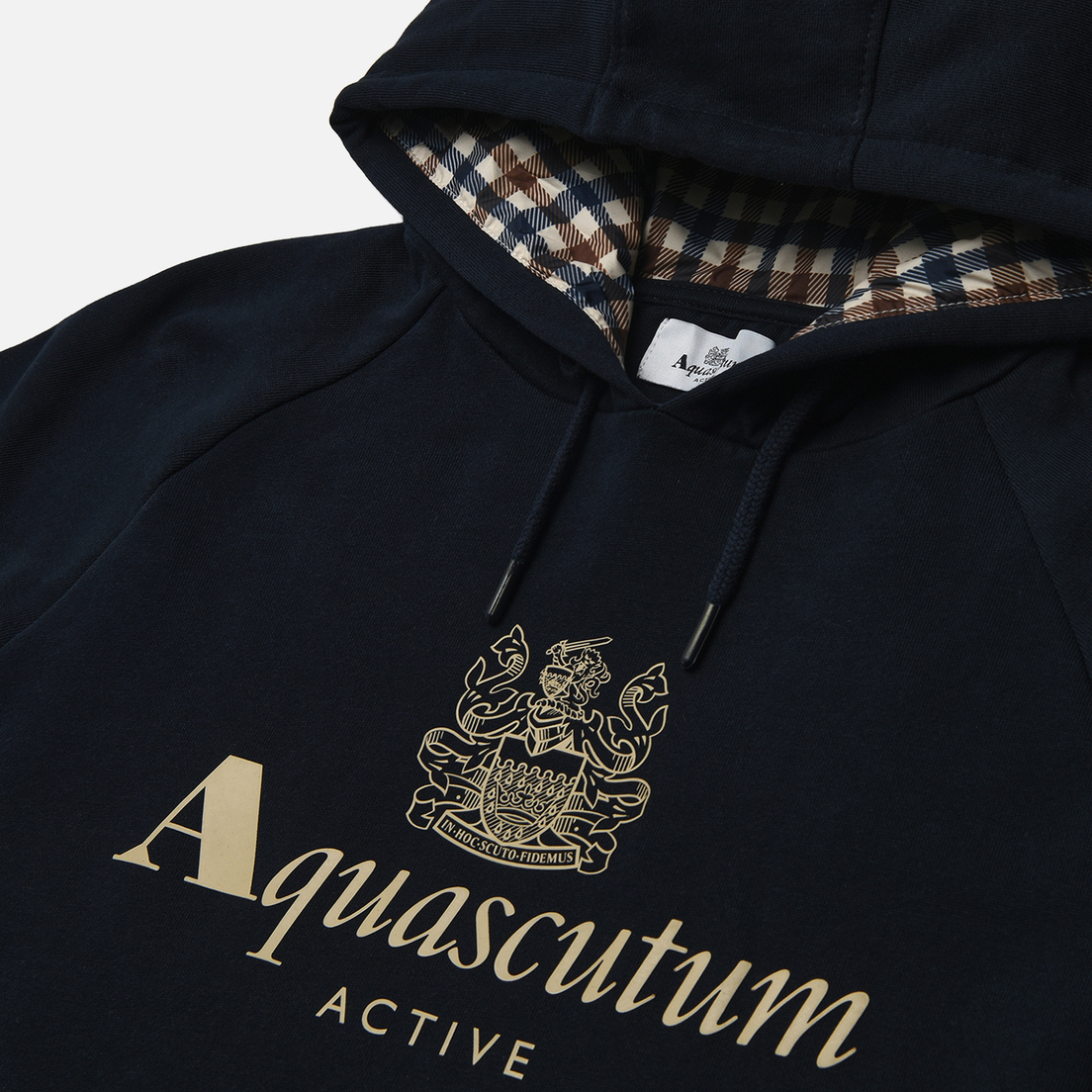 Aquascutum Мужская толстовка Active Big Logo Raglan Hoodie