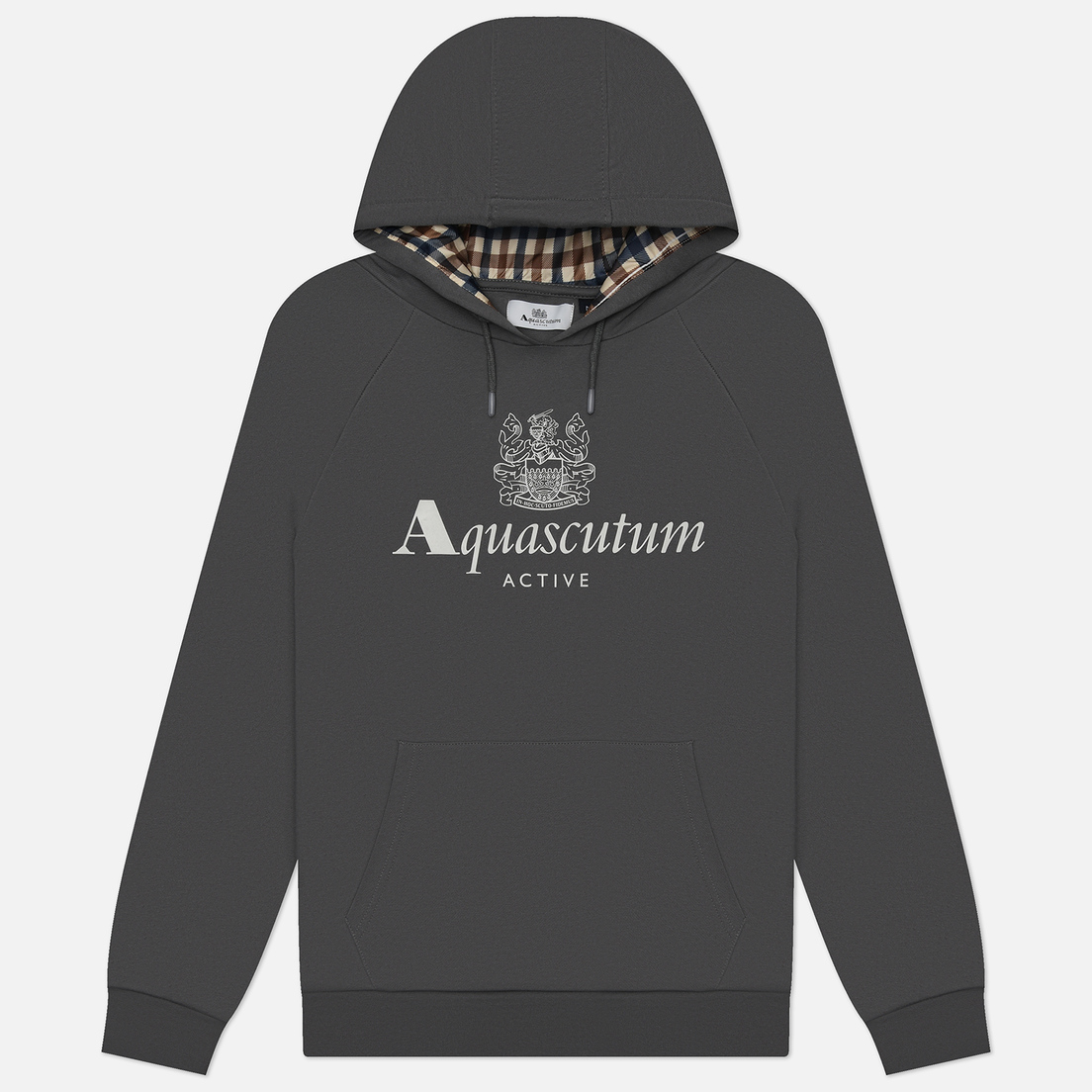 Aquascutum Мужская толстовка Active Big Logo Raglan Hoodie