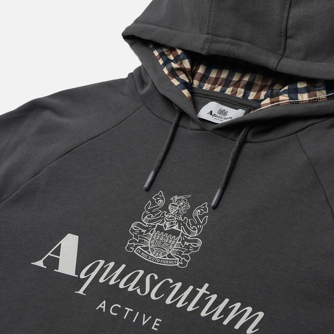 Aquascutum Мужская толстовка Active Big Logo Raglan Hoodie