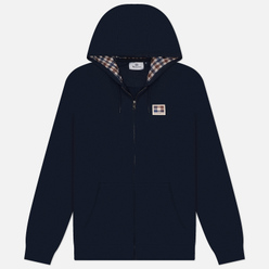 Aquascutum Мужская толстовка Active Patch Full Zip Raglan Hoodie