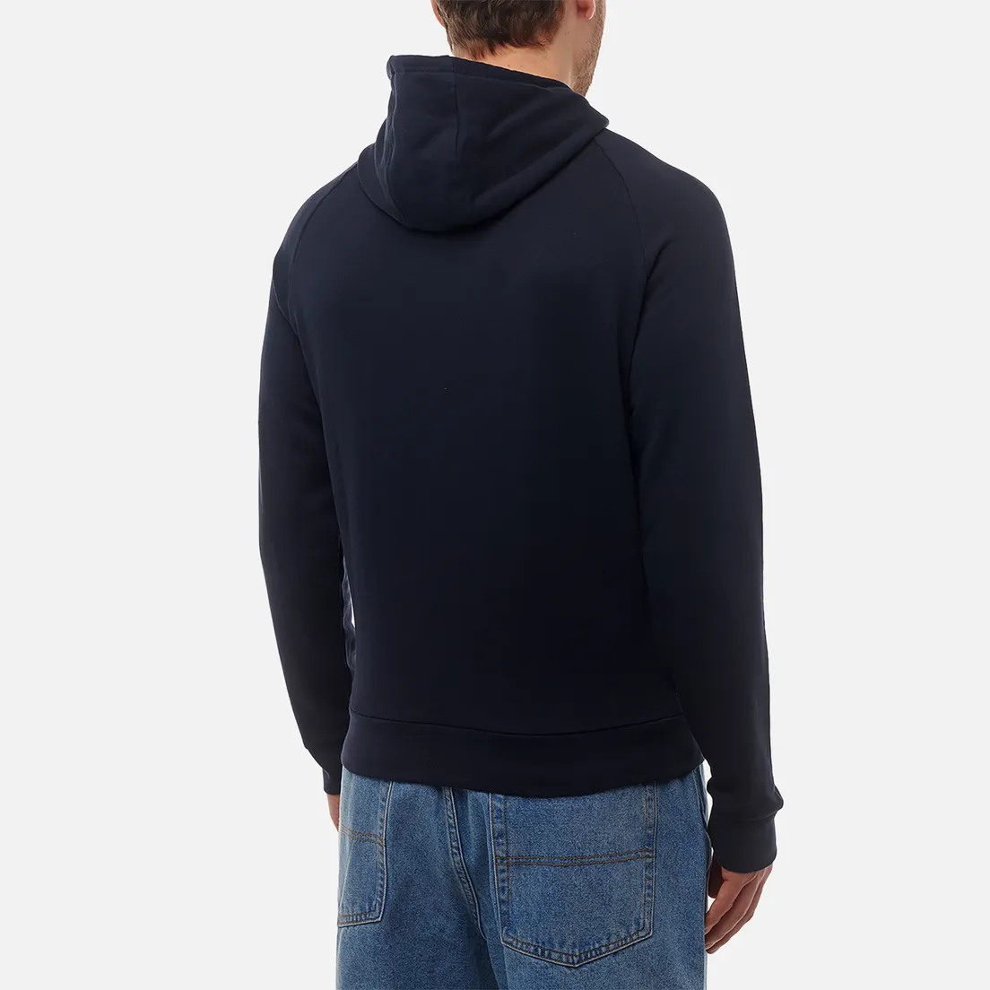 Aquascutum Мужская толстовка Active Patch Full Zip Raglan Hoodie