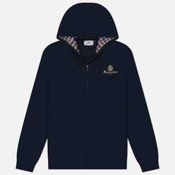 Aquascutum Мужская толстовка Active Small Logo Hoodie Full Zip