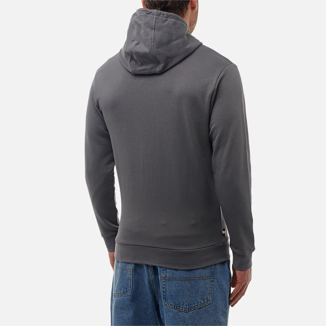 Aquascutum Мужская толстовка Active Small Logo Hoodie Full Zip